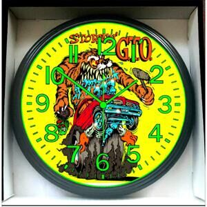 GTO Glow In The Dark Wall Clock New!